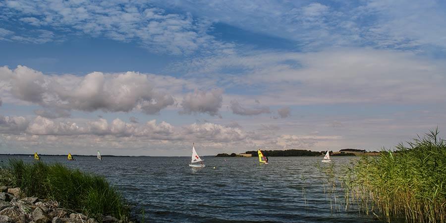 Surfer am Achterwasser