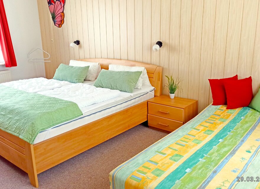 im Schlafzimmer