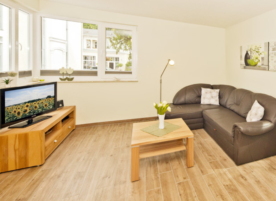 Wohnzimmer mit TV