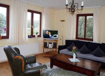 Wohnzimmer mit TV