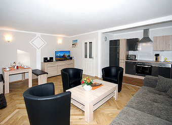 Wohnzimmer mit TV