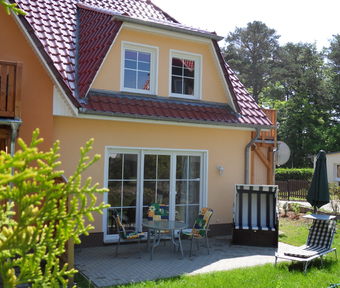 Ferienwohnung Kölpinsee : Terrasse Ferienwohnung Kölpinsee : Terrasse