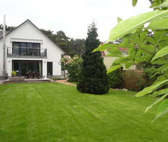 Ferienwohnung Loddin : Blick vom Garten Ferienwohnung Loddin : Blick vom Garten