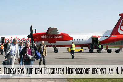 Die Flugsaison auf dem Flughafen Heringsdorf beginnt am 4. Mai