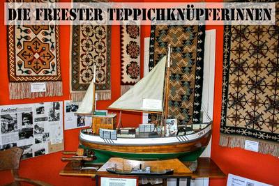 Sonderausstellung über die Freester Teppichknüpferinnen