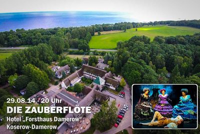 Mozarts Zauberflöte erklingt Open-Air am Forsthaus Damerow