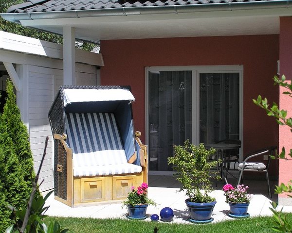 Ferienwohnung Zinnowitz : Terrassenansicht Ferienwohnung Zinnowitz : Terrassenansicht