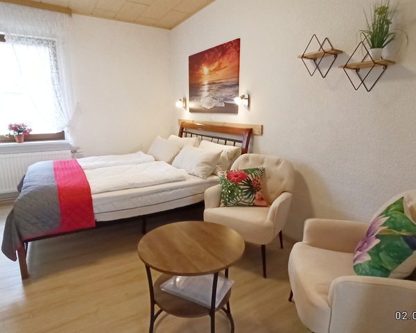 Ferienwohnung Ahlbeck : im Wohn / Schlafzimmer Ferienwohnung Ahlbeck : im Wohn / Schlafzimmer