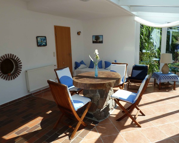 Ferienwohnung Zempin : Blick in den Wintergarten Ferienwohnung Zempin : Blick in den Wintergarten