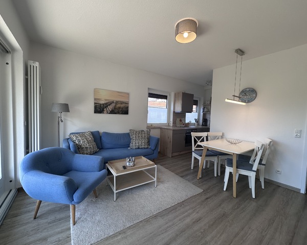 Ferienwohnung Büsum : Wohnzimmer Sitzbereich