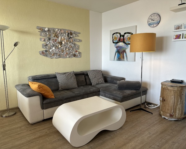 Ferienwohnung Büsum : Sitzbereich im Wohnzimmer