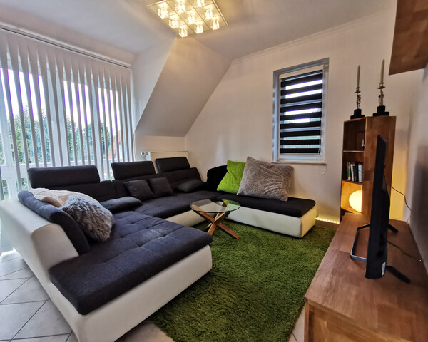 Ferienwohnung Ziemitz : gemütliche Couchecke