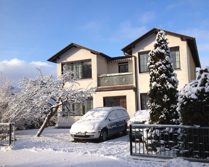 Villa im Winter exklusiv usedom