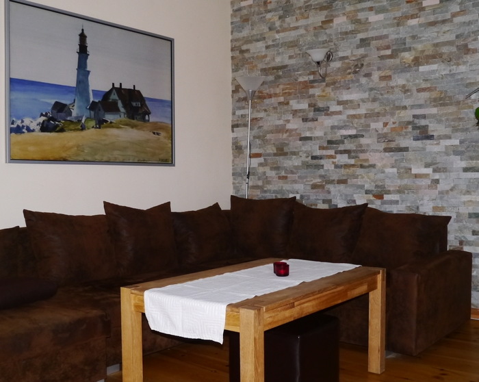 Gemütliches Wohnzimmer exklusiv usedom