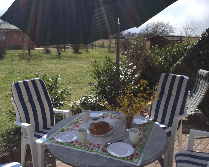 Terrasse mit Spielwiese exklusiv usedom