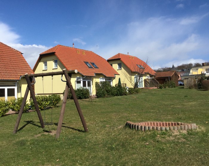 Spielwiese und Terrasse exklusiv usedom