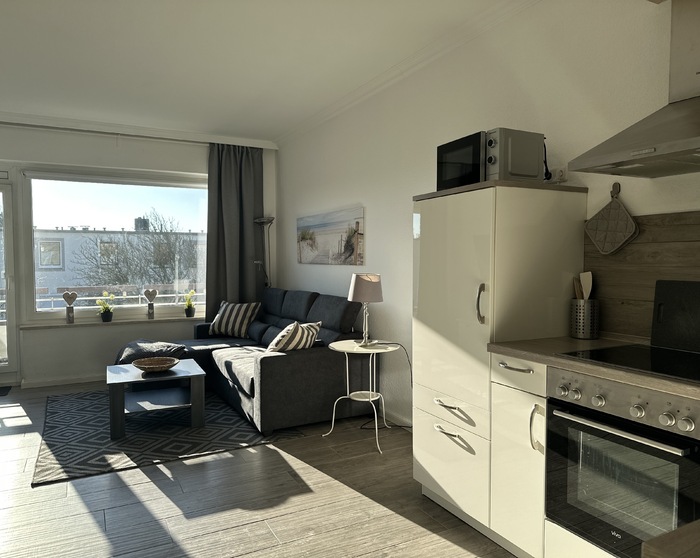 Wohnzimmer mit Küche exklusiv usedom