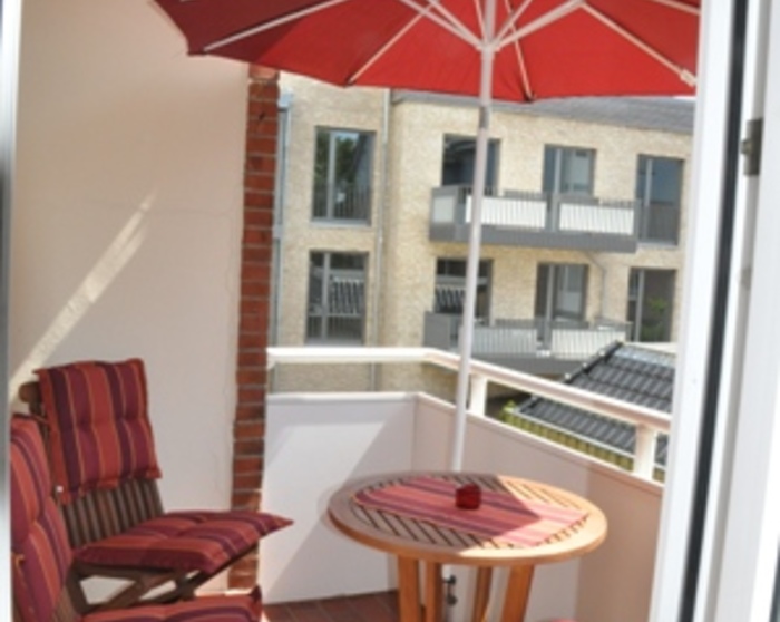Möblierter Balkon exklusiv usedom