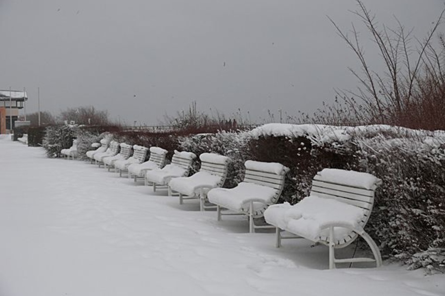 Schneechaos auf Usedom
