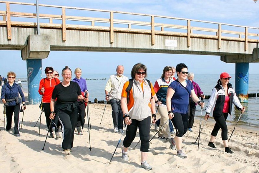 Nordic Walking am Usedomer Strand