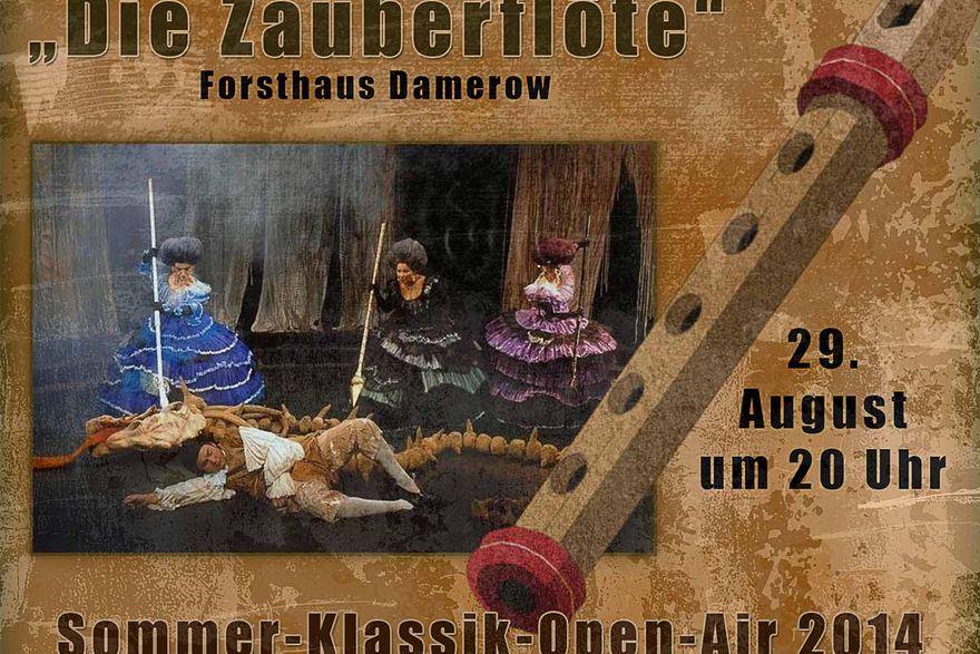 Open-Air-Klassik bringt „Die Zauberflöte“ zum Forsthaus Damerow Open-Air-Klassik bringt „Die Zauberflöte“ zum Forsthaus Damerow